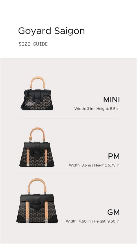 goyard saigon bag sizes